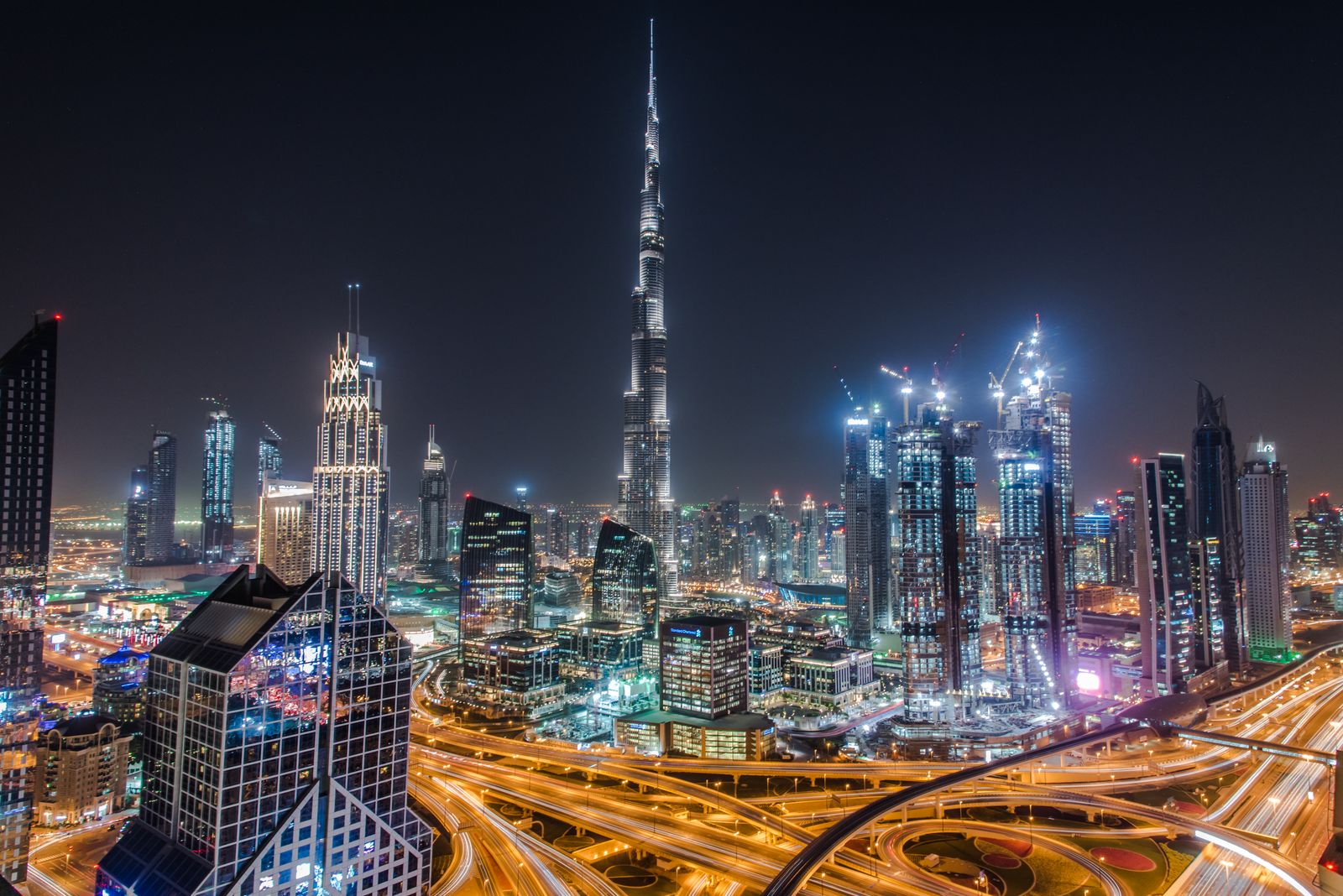 Downtown Dubai business district near The Dubai Mall